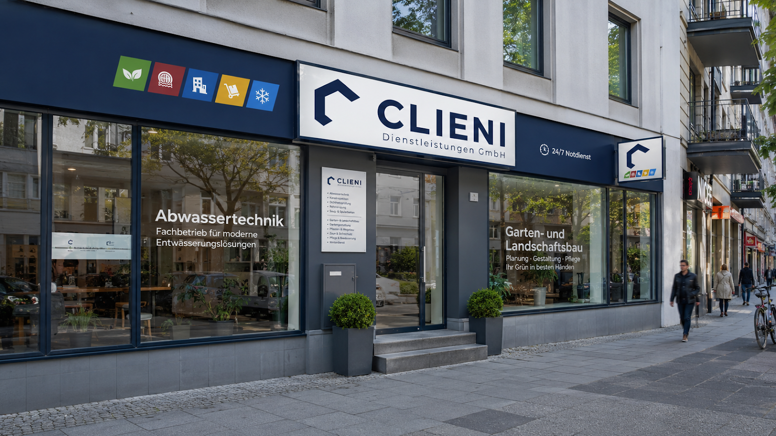 Clieni | Abwassertechnik | Garten- und Landschftsbau | Rohrreinigung/ Tiefbau Notdienst 24/7 in Berlin – Betriebsfoto 3