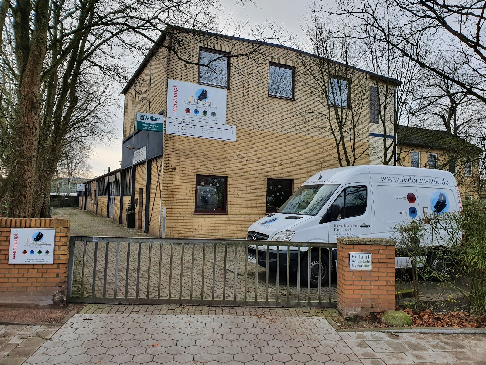 Federau Heizungsbau- und Sanitärtechnik in Hamburg – Betriebsansicht