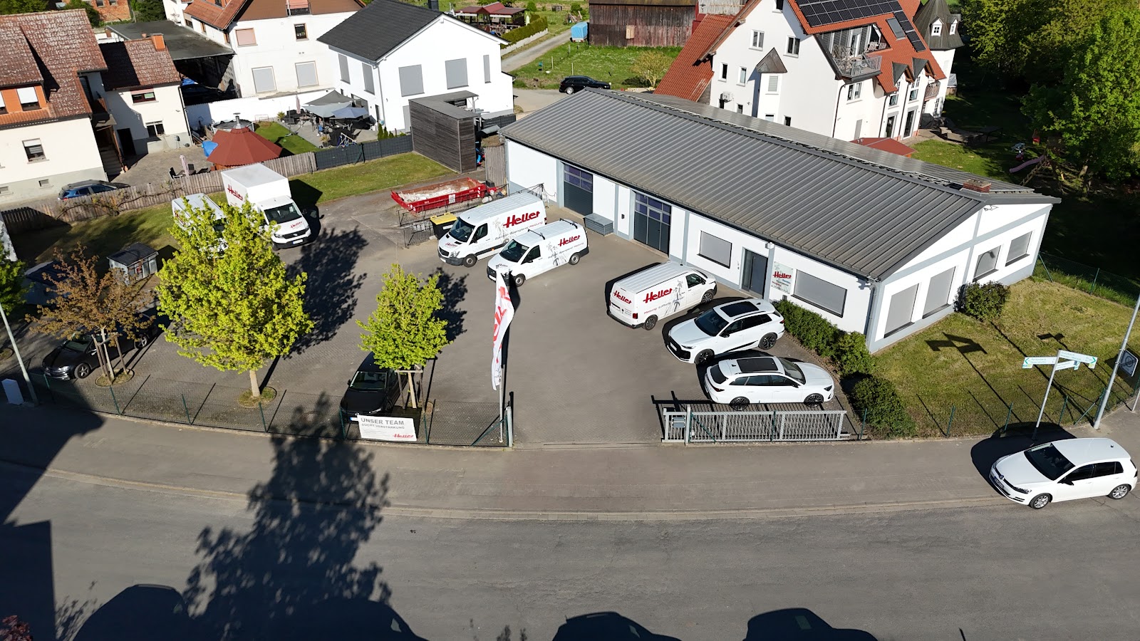 Firma Stefan Heller in Rockenberg – Betriebsansicht