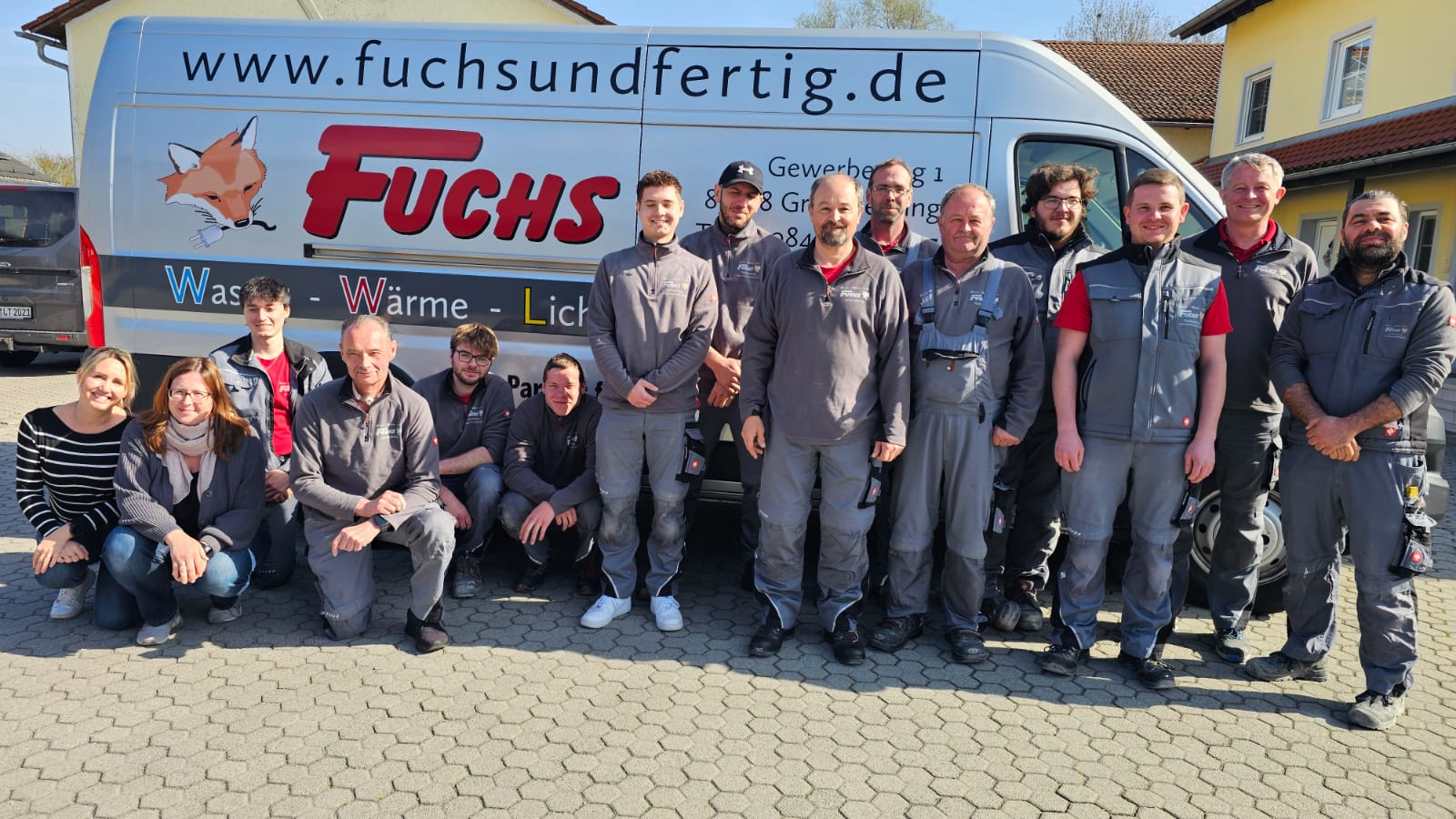 Fuchs GmbH, Wasser-Wärme-Licht in Großmehring – Betriebsansicht