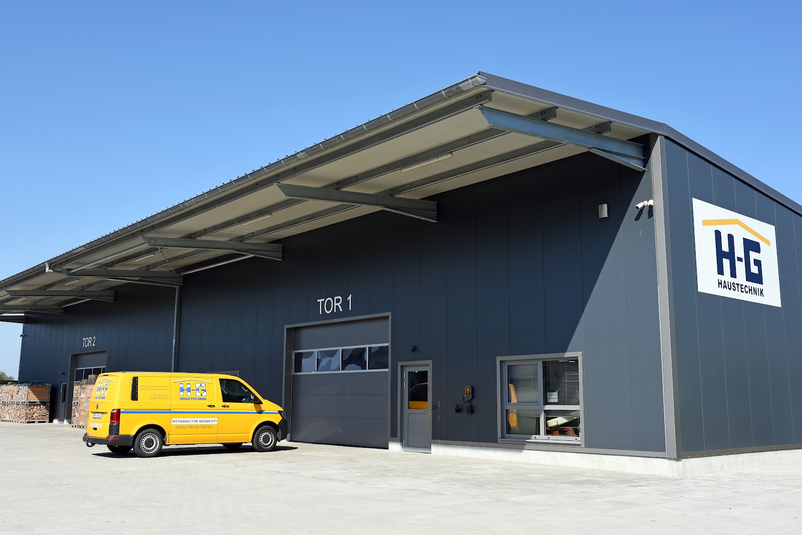 H-G Haustechnik GmbH in Wolnzach – Betriebsansicht