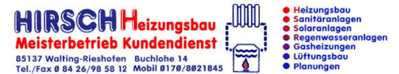 Logo Hirsch Heizung Sanitär Solar
