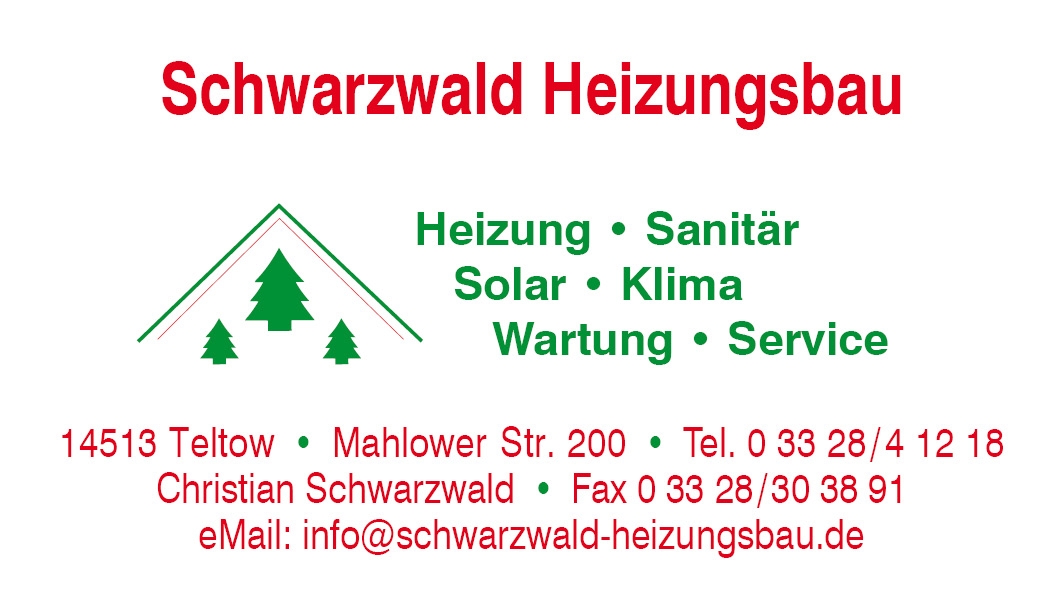 Schwarzwald Heizungsbau in Teltow – Betriebsfoto 2