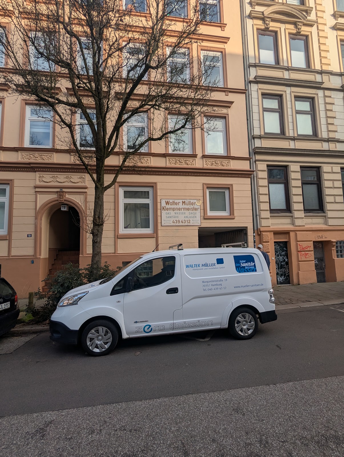 Walter Müller GmbH in Hamburg – Betriebsansicht